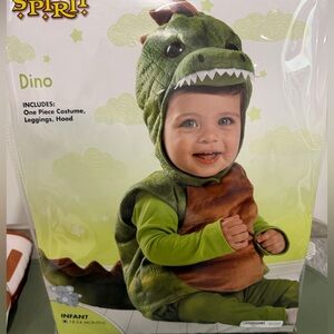 Infant Dino Costume with Hood